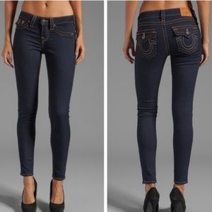 True Religion Women's Skinny Jeans - Dark Blue